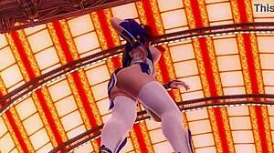 Doa-k-f11 w dances topless in erotic tease