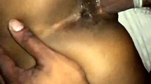 Bold Bigboss Ebony Teen 18+ Gets Wet with Black Cock