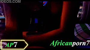 Ebony girl bent over for hard doggystyle fucking