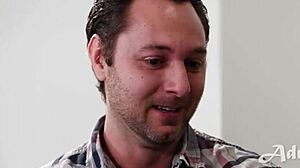 Nuru massage transforms you with oiled brunette riding hard