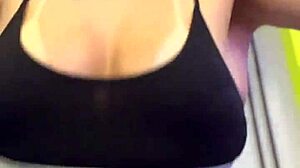 At my building's gym, folks stare at my wet pussy and hard nipples while I work out! 😅