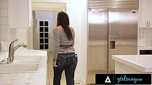 Girlsway, Karla Kush almost caught cheating with Georgia Jones, wow! 😲