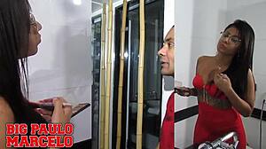 Uma Latina Gostosa Fode No Banheiro Da Balada Em Doggystyle