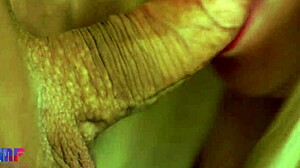 POV Close-Up of Detailed Blowjob and Cum in Mouth