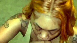 Grapefruit and the Gooch in Deepthroat and Cumshot Scene.