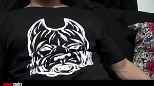 Brazilian Couple Goes Wild as Mommy Takes Young Cock in Homemade Clip