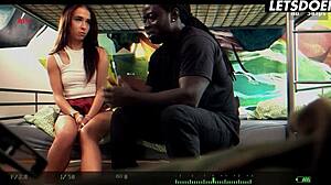 I fuck my BBC roommate bent over in dorm.