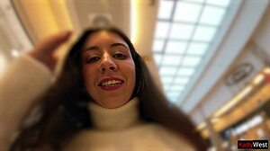 i saw a skinny teen peeing in jeans at the shopping mall