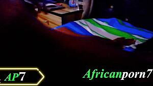 Ebony girl bent over for hard doggystyle fucking