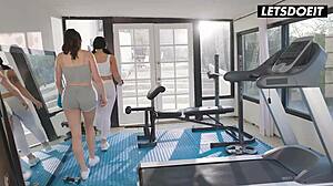 INFLUENCER HOLLY DAY SEDUCED INTO LESBIAN SEX BY HOT PERSONAL TRAINER - A GIRL KNOWS!