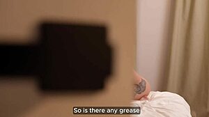 Blonde Bodybuilder Enjoys Rough Play With Kinky Roommate Watching