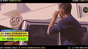 Redhead screams while sucking his cock at ggmansion