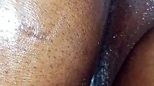 tall skinny girl gets oiled ass slapped by black monster cock