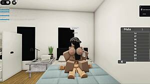 Couple Has Sex On Roblox With Big Tits