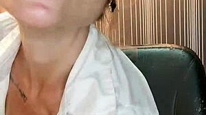 Alineflavio Blonde Milf Dominated with Intense Cum in Update 20