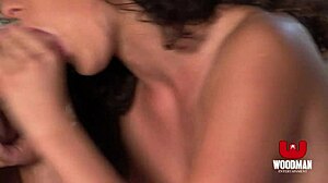 Fucking a brunette sexy milf in heels sparks curiosity