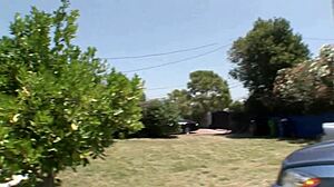 Paulina James handles two big cocks in steamy fishnet scene