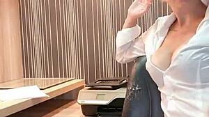 Alineflavio Blonde Milf Dominated with Intense Cum in Update 20