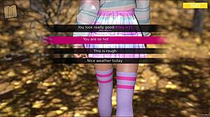 hey, what do you think of this curvy babe in a sexy outfit getting wild in 3d?