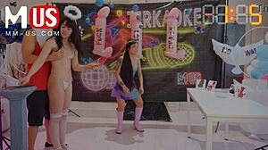 Whitney Wright and Leo Vice play spicy games together