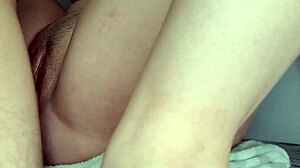 cute shy girl opens up on her study desk for a fast screw and gets cumshot on her pussy