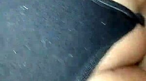 Relaxing music plays as a wife enjoys quick sex before bed, her pussy wet and ready.