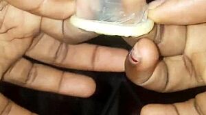 Preparing My Penis With Ice To Get My Pussy Destroyed In Web Chat