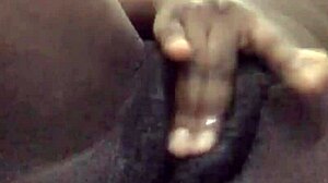 Small Tit Ebony Solo Pussy Masturbation With Anal And Orgasm!