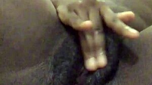 Small Tit Ebony Solo Pussy Masturbation With Anal And Orgasm!