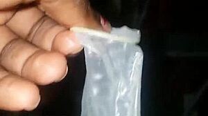 Preparing My Penis With Ice To Get My Pussy Destroyed In Web Chat