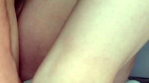 cute shy girl opens up on her study desk for a fast screw and gets cumshot on her pussy