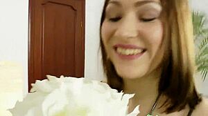 eurobabe assfucked in pov style with heels, stockings, and anal