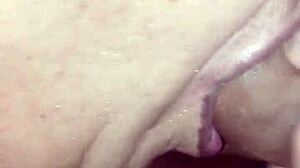 An amateur mature woman delivers an excellent blowjob