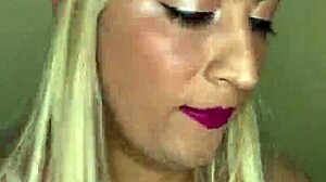 Applying beautiful makeup for my viewers' enjoyment.