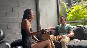 Sloppy Head And Raw Sex With Latina Therapist!