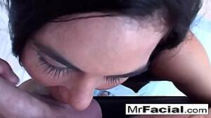 Ashley Likes It Sloppy With Sucking, Facial, And Cumshot!