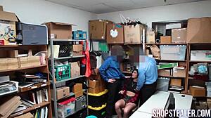 Thief caught in steamy roleplay with doggystyle banging