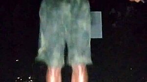 Skinny Pretty Amateur In Park Casting