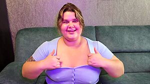 bbw student teases teacher with huge boobs. she rips buttons while showing tight puffy curves.