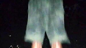 Skinny Pretty Amateur In Park Casting