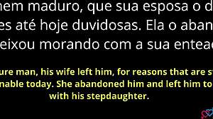 Stepdaughter notices stepdad’s cock harder for her than ex-wife