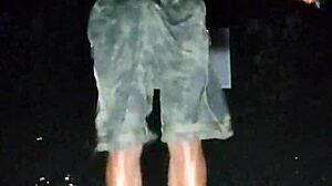 Skinny Pretty Amateur In Park Casting