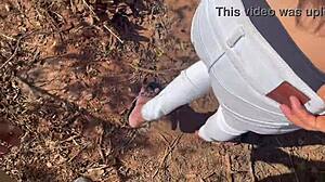 Armpit and ass worship in a wild jungle encounter