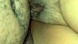 Indian bhabhi's pussy drips during hard fucking