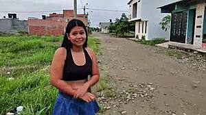 after the party, can i convince this cute latina to come home with me?