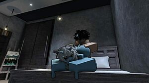 Rough Roblox Action with Hot Demon Encounter