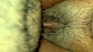 Indian bhabhi's pussy drips during hard fucking
