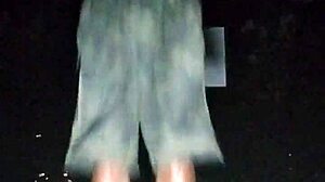 Skinny Pretty Amateur In Park Casting