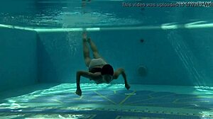 Hottest Petite Small Tits Teen Irina Russaka Dives Naked Underwater