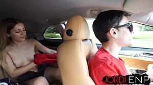 Gala Anguita’s first scene stuns as 19yo babe. Her tanned body and shaved curves ride hard in raw interview.